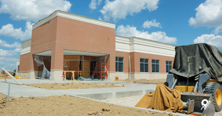 Construction plans for a dental or medical office buildout